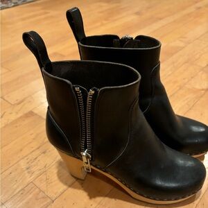 Swedish Hasbeens Zip Emy Boot